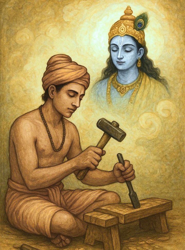 “कर्म योग: काम करते हुए मन की शांति कैसे पाएँ – गीता से सीखें”